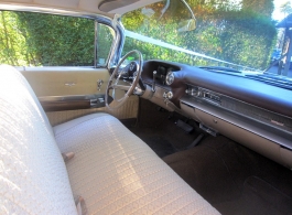 Classic Cadillac wedding car in Windsor